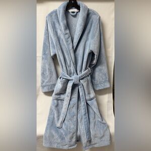 Wamsutta Light Blue Plush Unisex Robe